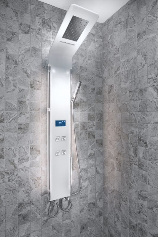 Luxury Shower with Multiple Features